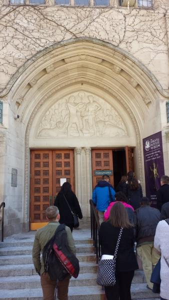 External view of Oriental Institute entrance